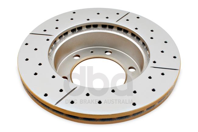 DBA X-Gold Brake Rotor Pair 297mm Front DBA2714X