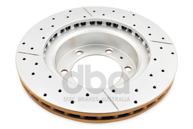 DBA X-Gold Brake Rotor Pair 319mm Front DBA2716X