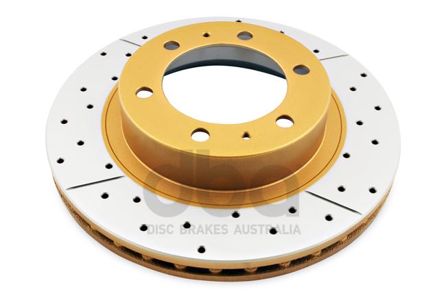 DBA X-Gold Brake Rotor Pair 319mm Front DBA2716X