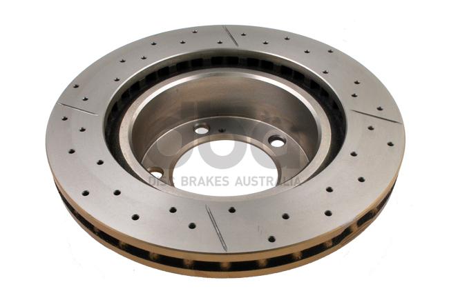 DBA X-Gold Brake Rotor Pair 340mm Front DBA2722X