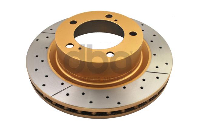 DBA X-Gold Brake Rotor Pair 340mm Front DBA2722X