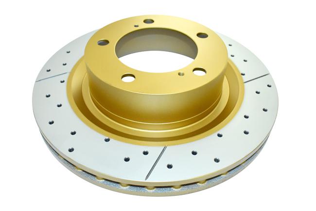 DBA X-Gold Brake Rotor Pair 353mm Front DBA2724X