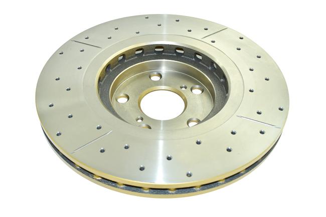 DBA X-Gold Brake Rotor Pair 328mm Front DBA2734X