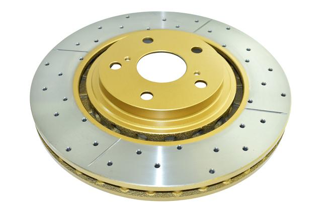 DBA X-Gold Brake Rotor Pair 328mm Front DBA2734X