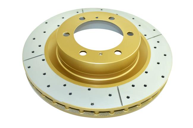 DBA X-Gold Brake Rotor Pair 338mm Front DBA2736X