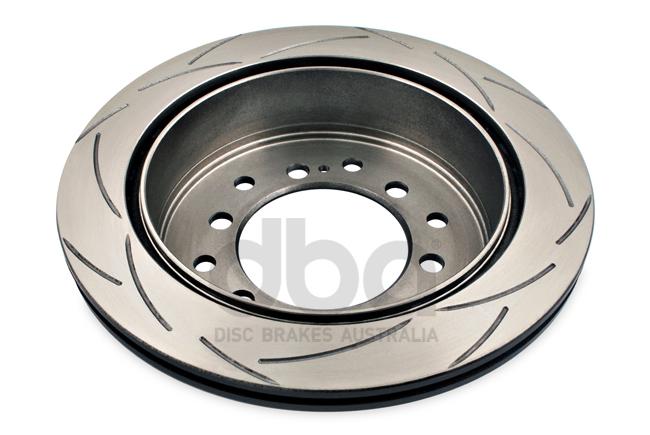 DBA T2 4x4 Slotted Brake Rotor Pair 312mm Rear DBA2737S