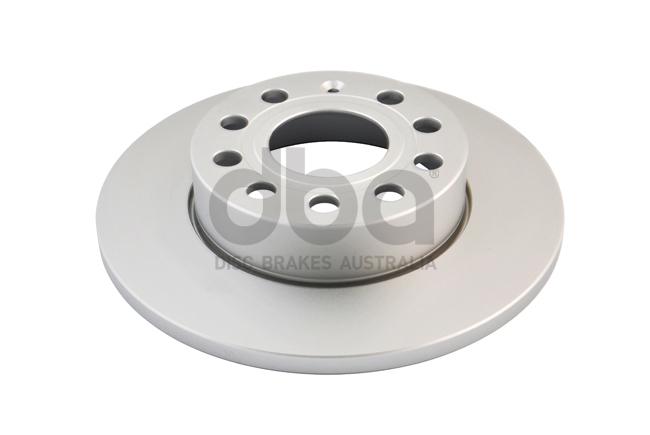 DBA En-Shield Brake Rotor Pair 258mm Rear DBA2813E