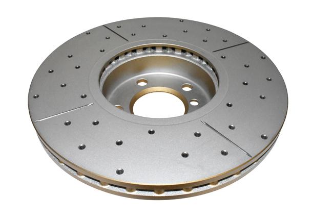DBA X-Gold Brake Rotor Pair 332mm Front DBA2874X