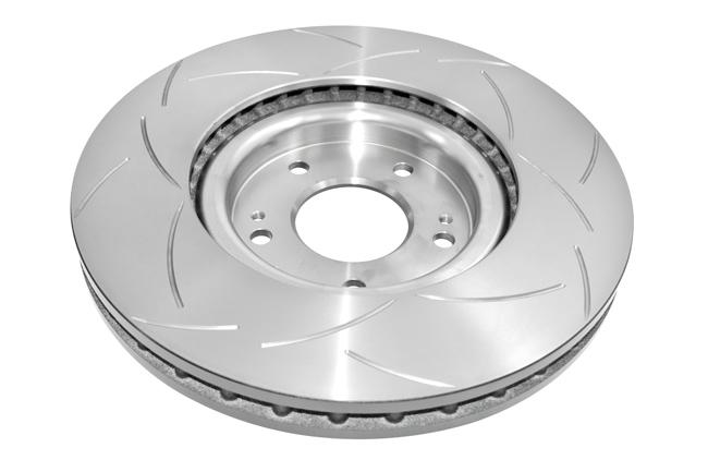 DBA T2 Slotted Brake Rotor Pair 320mm Front DBA418S