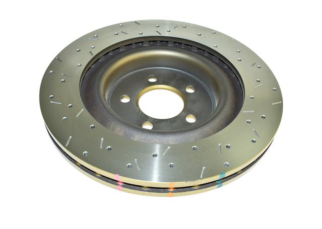 DBA HD 4000 Drilled Slotted Brake Rotor Pair 355mm Front DBA42102XS
