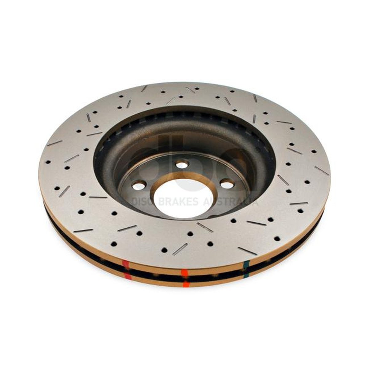 DBA HD 4000 Drilled Slotted Brake Rotor Pair 322mm Front DBA42107XS