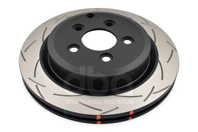 DBA T3 4000 Performance Slotted Brake Rotor Pair 328mm Rear DBA42108S
