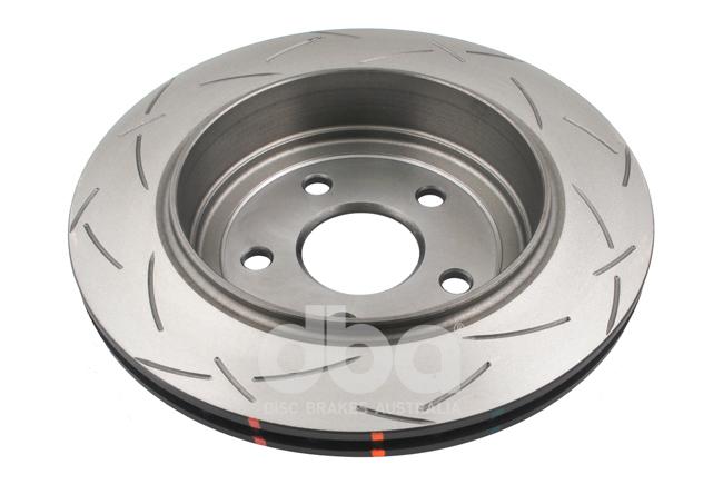 DBA T3 4000 4x4 Slotted Brake Rotor Pair 330mm Rear DBA42637S