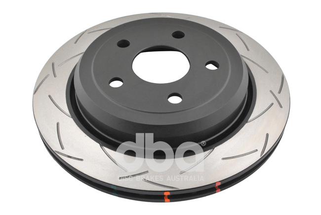 DBA T3 4000 4x4 Slotted Brake Rotor Pair 330mm Rear DBA42637S