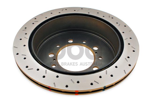 DBA HD 4000 Drilled Slotted Brake Rotor Single 345mm Rear DBA42723XS