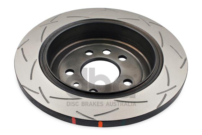 DBA T3 4000 Performance Slotted Brake Rotor Pair 303mm Rear DBA4505S