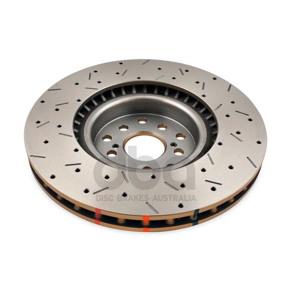 DBA HD 4000 Drilled Slotted Brake Rotor Pair 326mm Front DBA4654XS-10