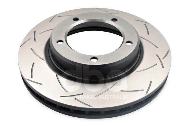 DBA T3 4000 4x4 Slotted Brake Rotor Pair 322mm Front DBA4790S