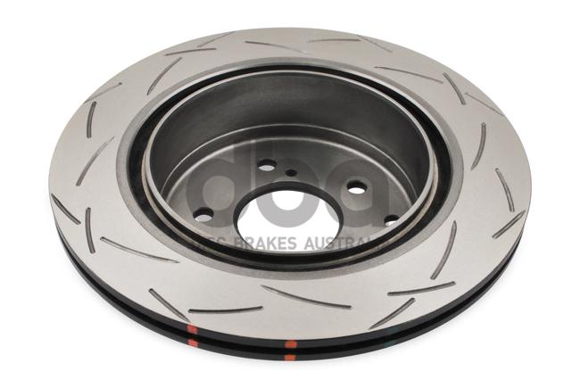 DBA T3 4000 Performance Slotted Brake Rotor Pair 297mm Rear DBA4908S