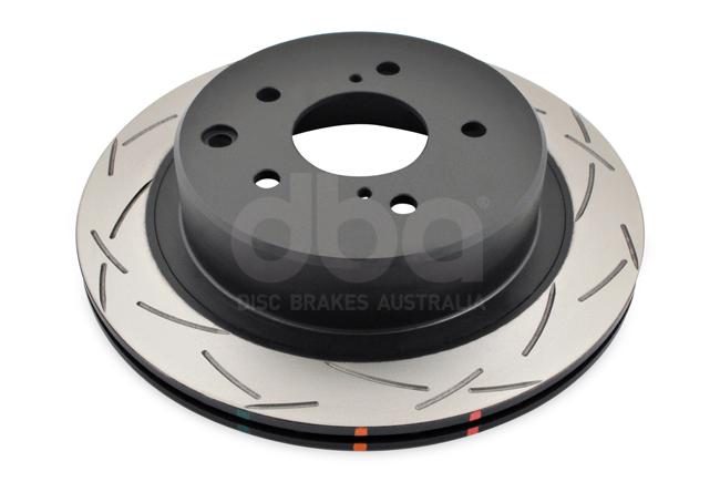 DBA T3 4000 Performance Slotted Brake Rotor Pair 297mm Rear DBA4908S