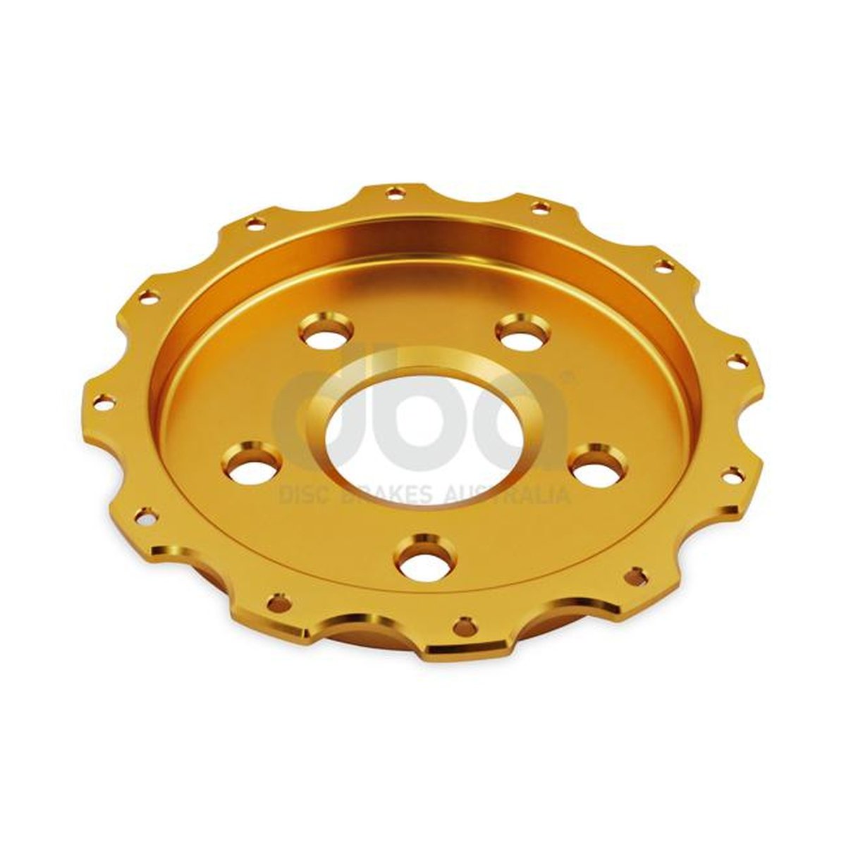 DBA T3 5000 Aluminium Hat Gold Brake Rotor Front DBA52030.2GLD