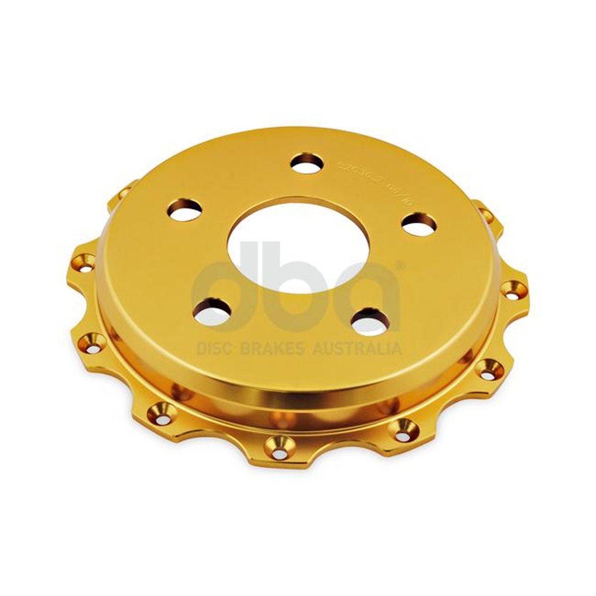 DBA T3 5000 Aluminium Hat Gold Brake Rotor Front DBA52030.2GLD
