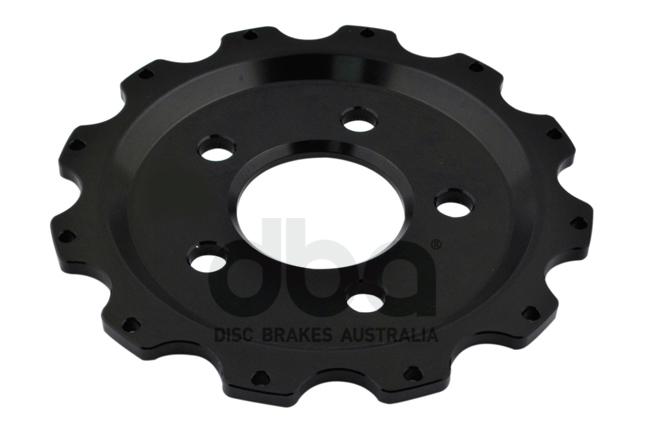 DBA T3 5000 Aluminium Hat Black Brake Rotor Front DBA52102.2BLK