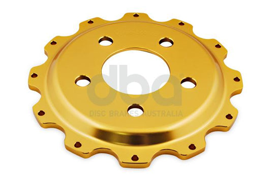DBA T3 5000 Aluminium Hat Gold Brake Rotor Front DBA52102.2GLD