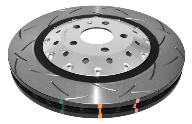 DBA T3 5000 Slotted 2Pc Brake Rotor Pair 365mm Front DBA52834SLVS