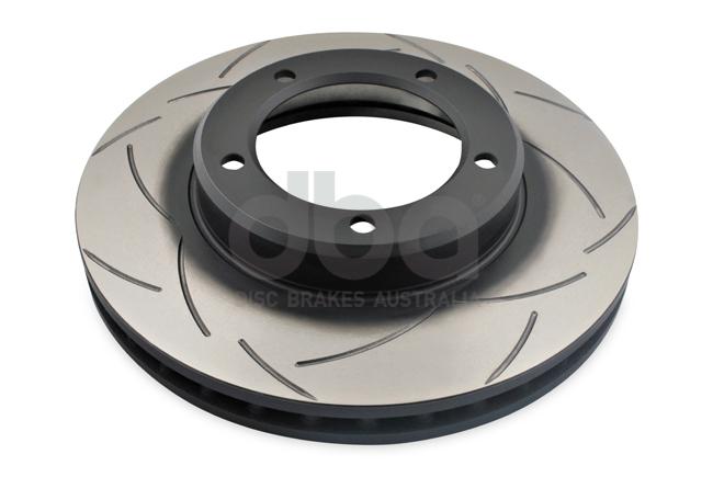 DBA T2 4x4 Slotted Brake Rotor Single 322mm Front DBA790S