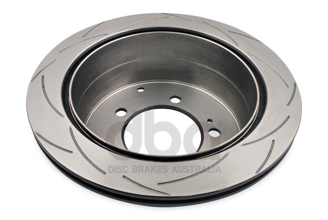 DBA T2 4x4 Slotted Brake Rotor Pair 335mm Rear DBA791S