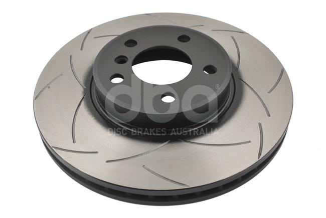 DBA T2 4x4 Slotted Brake Rotor Pair 332mm Front DBA813S