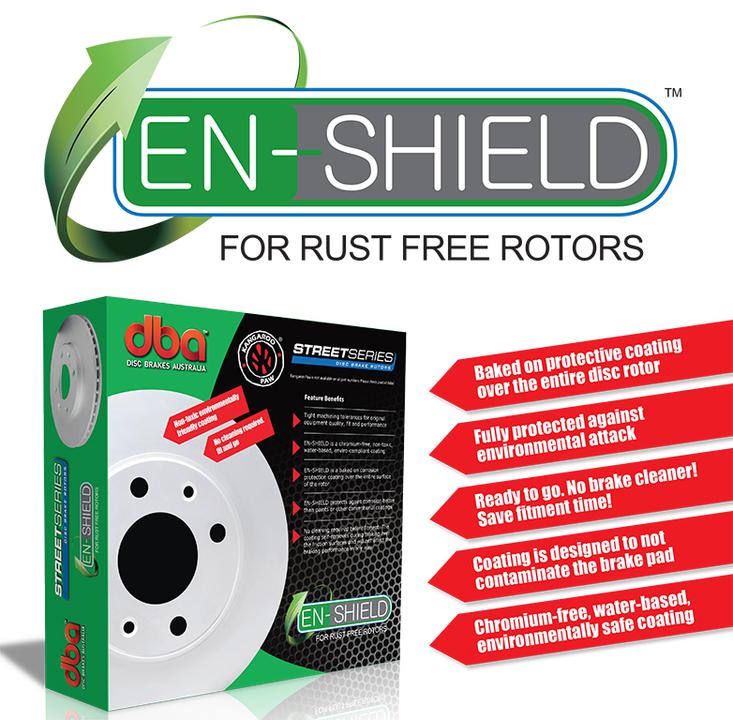 DBA En-Shield Brake Rotor Single 256mm Front DBA2455E