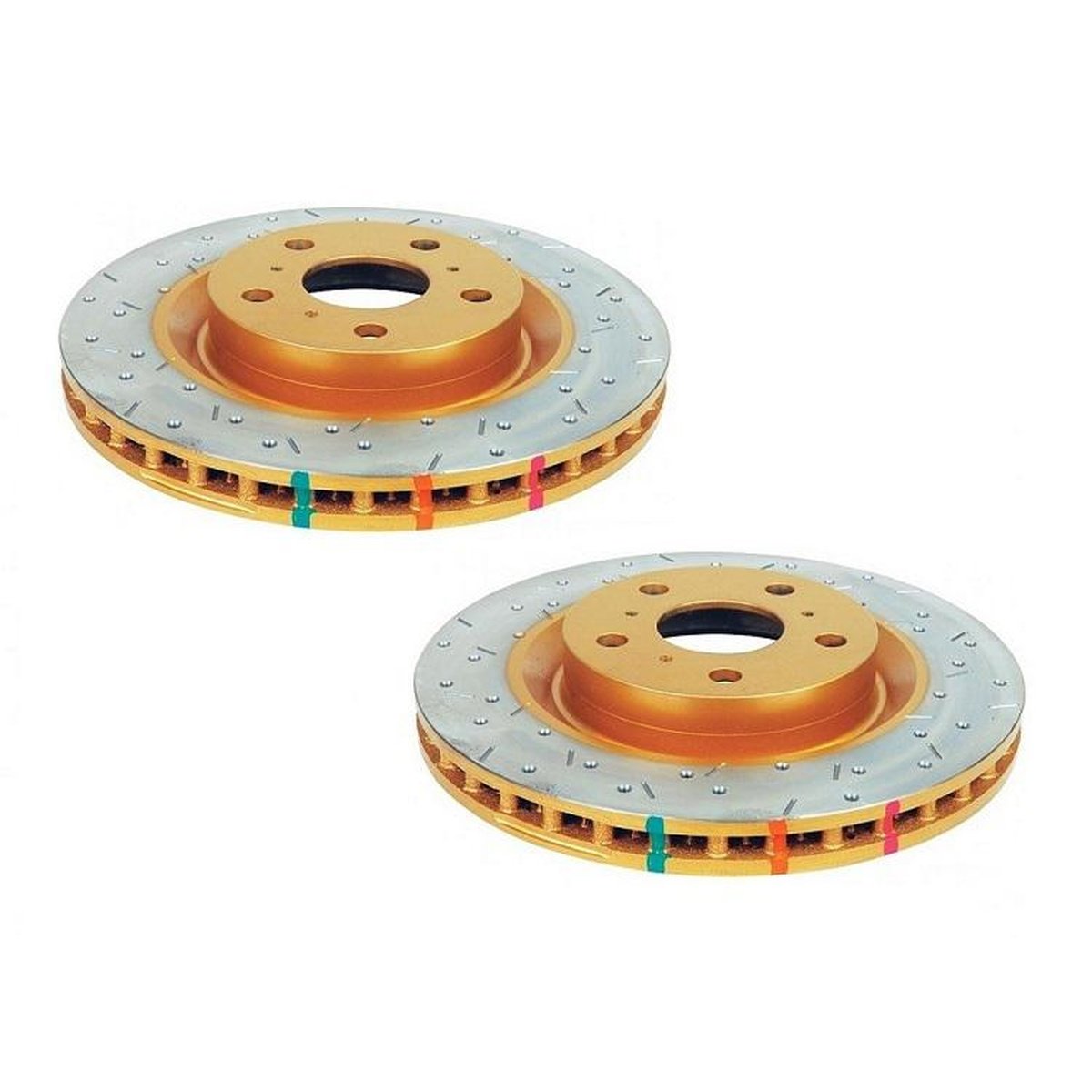 DBA HD 4000 Drilled Slotted Brake Rotor Pair 302.5mm Front DBA42552XS