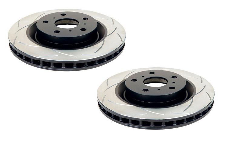 DBA T2 Slotted Brake Rotor Pair 293.5mm Front DBA2660S