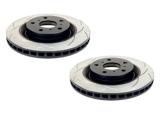 DBA T2 Slotted Brake Rotor Pair 332mm Rear DBA2147S