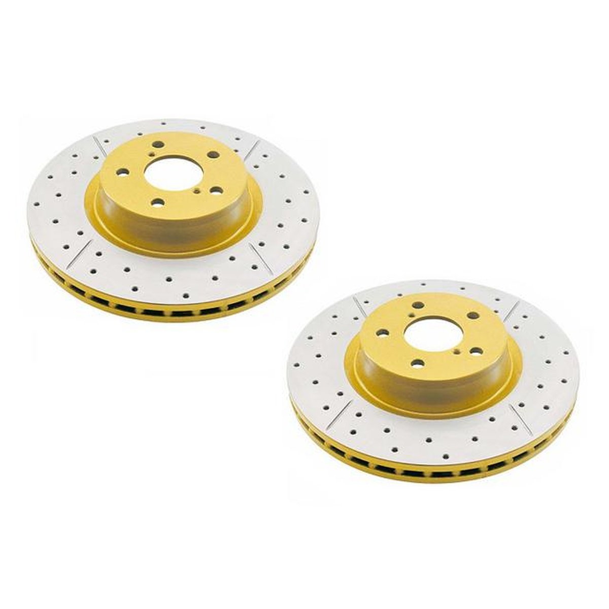 DBA En-Shield X-Gold Brake Rotor Pair 340mm Front DBA2722EX