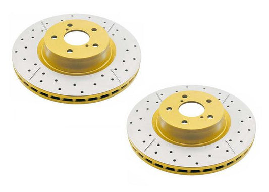 DBA X-Gold Brake Rotor Pair 354.6mm Front DBA2314X