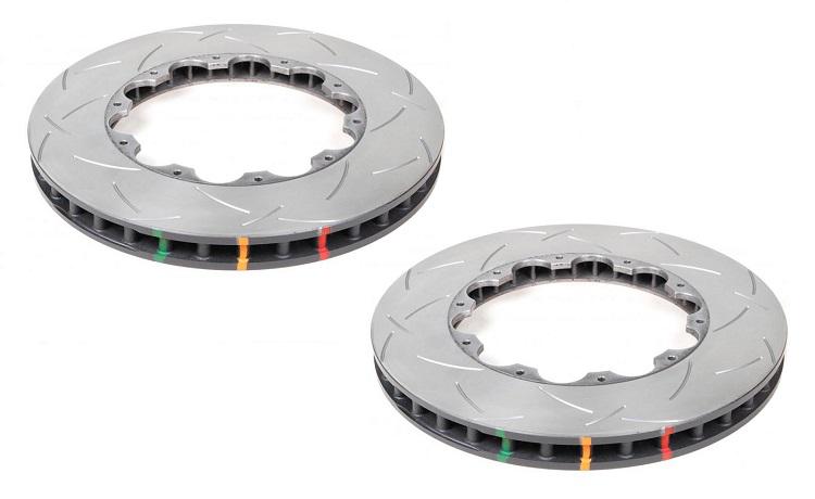 DBA T3 5000 Slotted Replacement Brake Rotor Pair Front DBA52650.1S