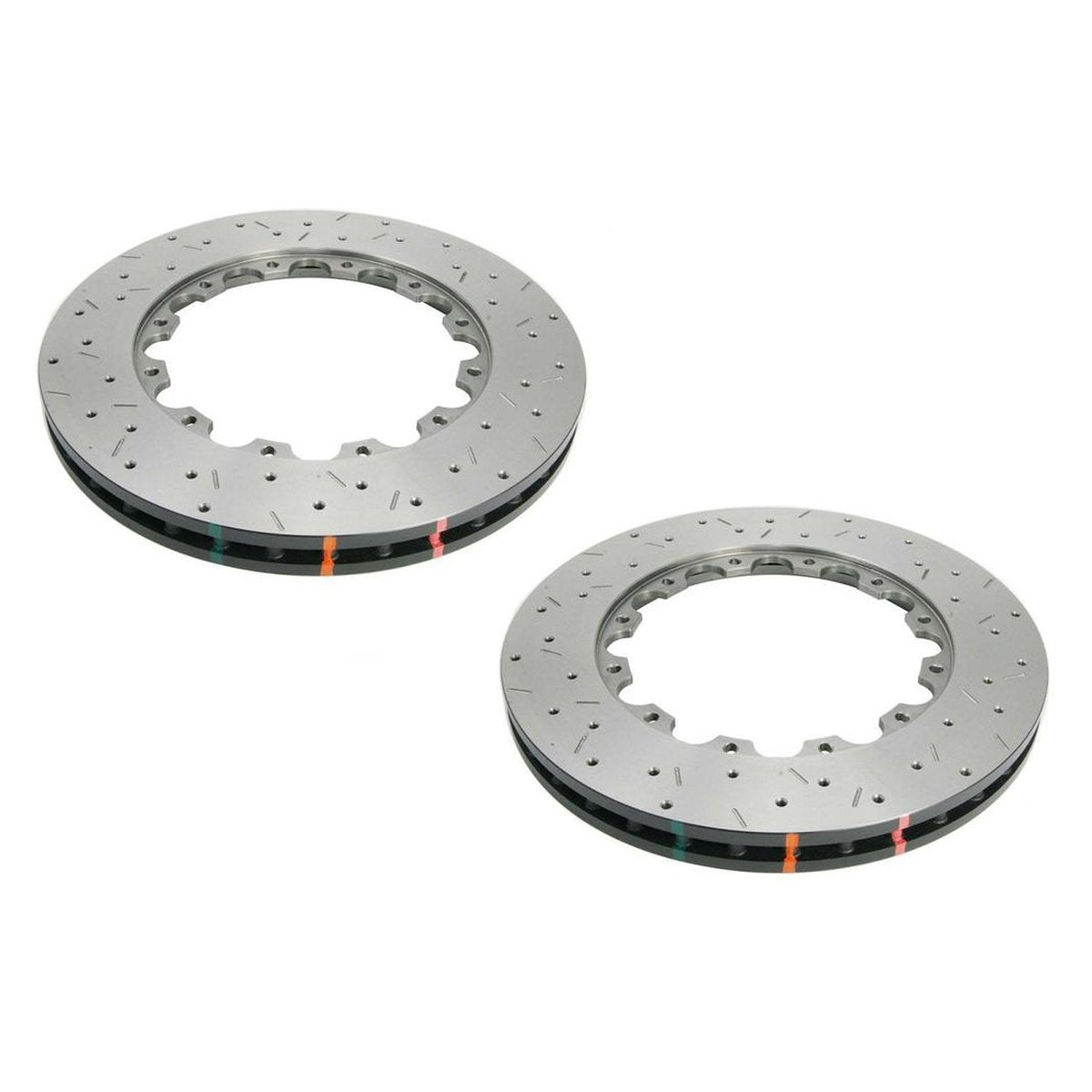 DBA XD 5000 Drilled Dimpled Replacement Brake Rotor Single 385mm Front DBA52778.1XD
