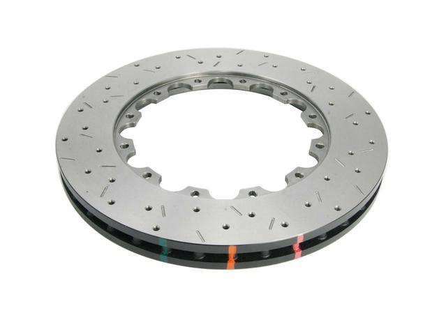 DBA XD 5000 Drilled Dimpled Replacement Wave Brake Rotor Single 345mm Front DBA52808.1WV2XD