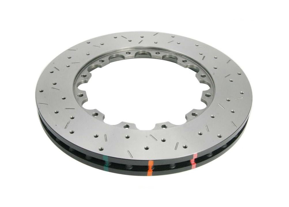 DBA HD 5000 Drilled Slotted Replacement Brake Rotor Pair Front DBA5242.1XS