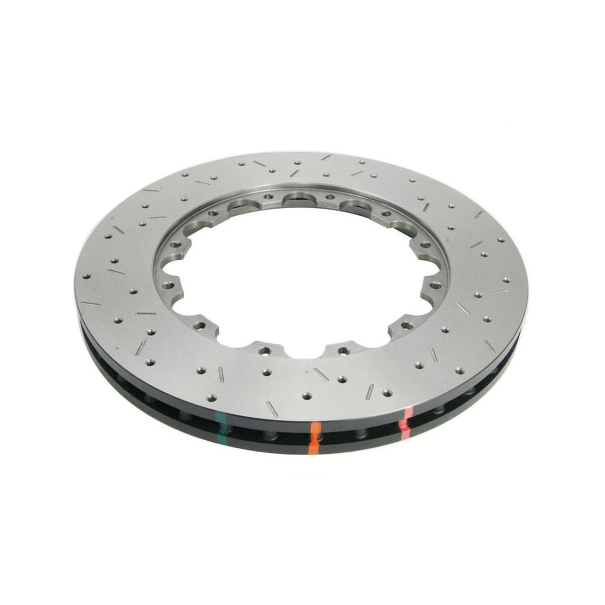 DBA T3 5000 Drilled Dimpled Replacement Brake Rotor 390mm RH DBA52068.1RXD