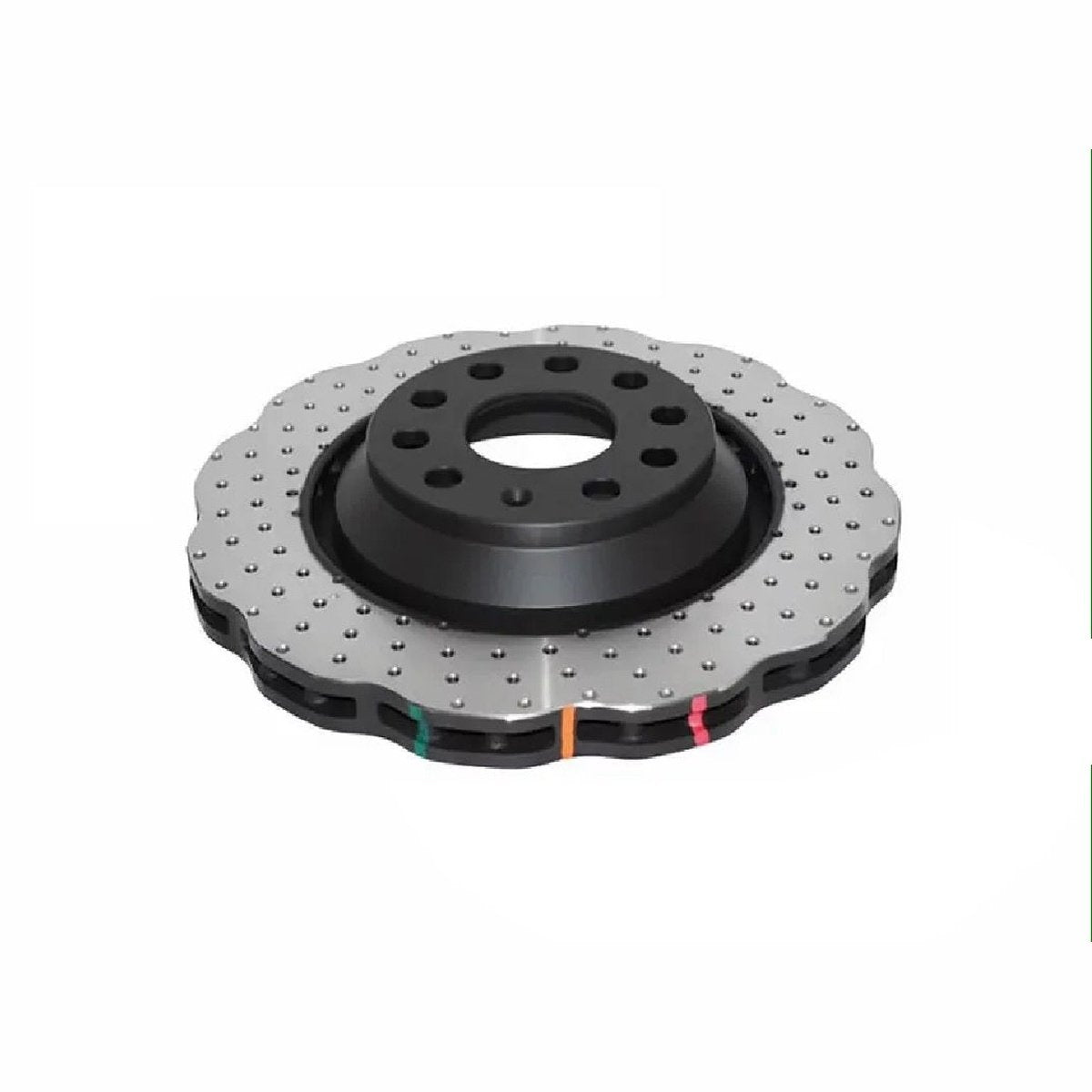 DBA XD 4000 Drilled Dimpled Wave Brake Rotor Single 312mm Front DBA42806WXD