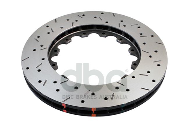 DBA HD 5000 Drilled Slotted Replacement Brake Rotor Pair 295mm Front DBA5000.1XS