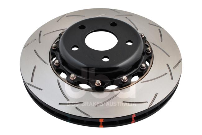 DBA T3 5000 Slotted 2Pc Brake Rotor Pair 295mm Front DBA5000BLKS