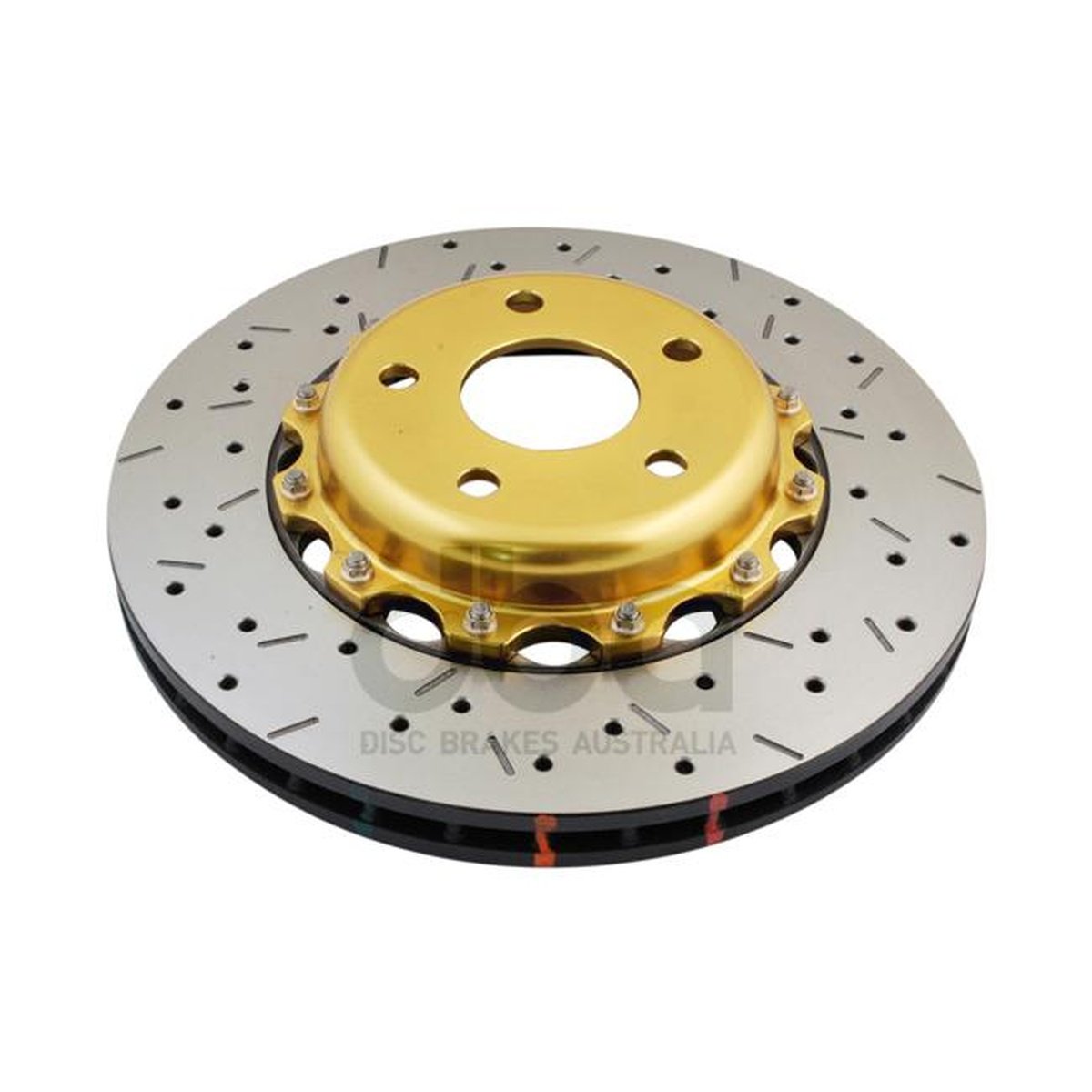 DBA HD 5000 Drilled Slotted 2Pc Brake Rotor Pair 295mm Front DBA5000GLDXS