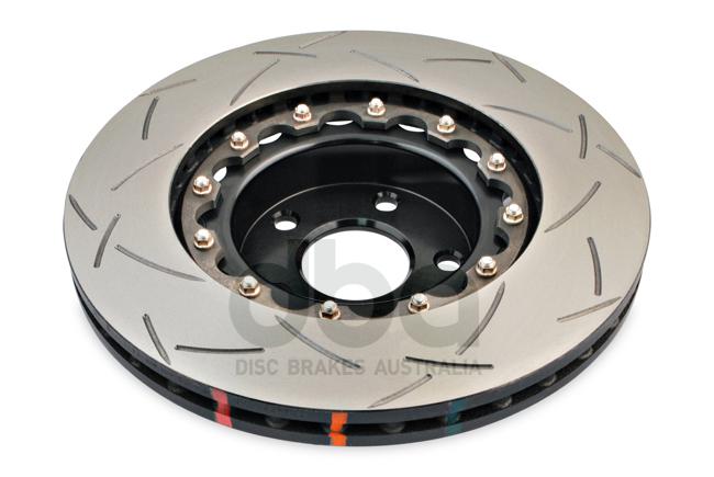 DBA T3 5000 Slotted 2Pc Brake Rotor Pair 295mm Front DBA5010BLKS