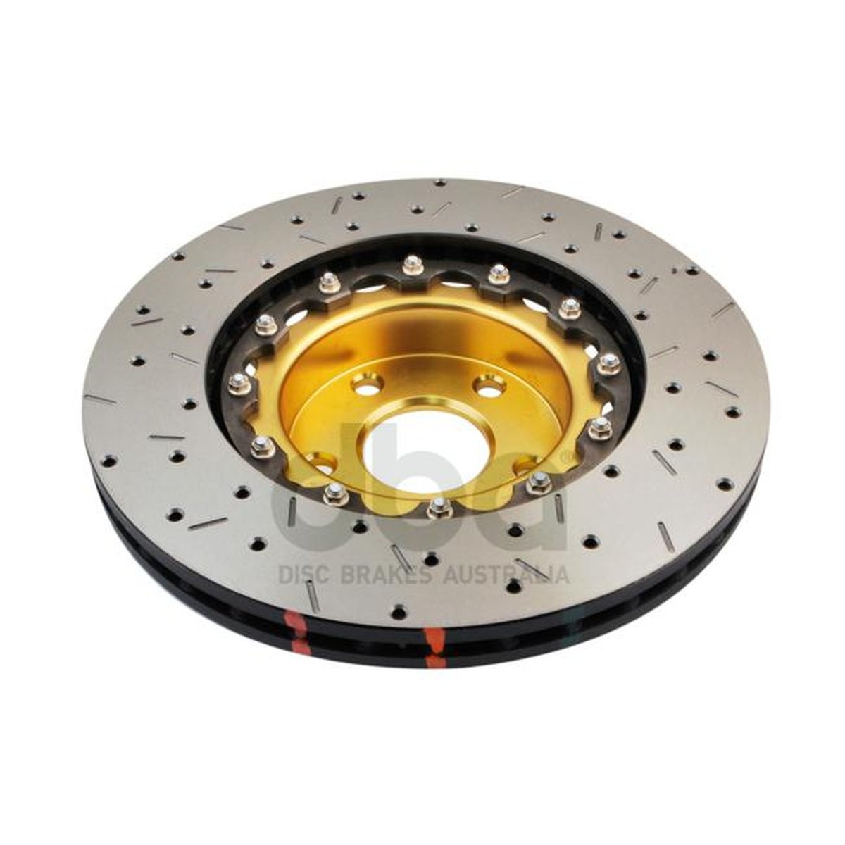 DBA HD 5000 Drilled Slotted 2Pc Brake Rotor Single 295mm Front DBA5010GLDXS