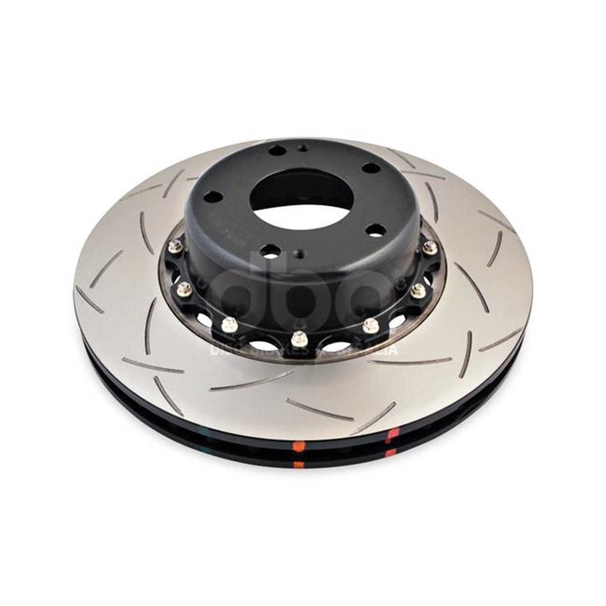 DBA T3 5000 Slotted 2Pc Brake Rotor Pair 328mm Front DBA5046BLKS